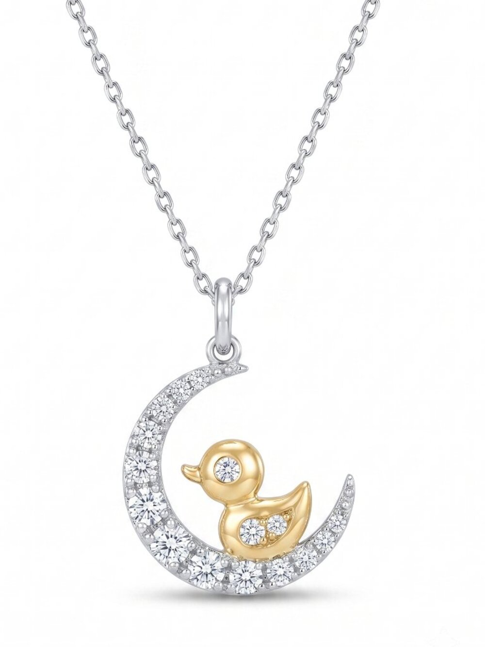 Rubber Ducky Moon Necklace - Charmed Aroma 2021